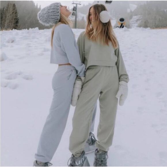 Daily Drills Pants - Daily Drills Signature Sweatpants Joggers Light Green Sz XS